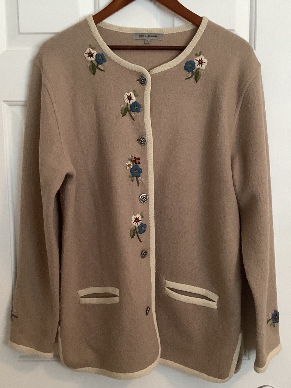 Eric Alexandre Wool / Embroidered Cardigan Jacket
